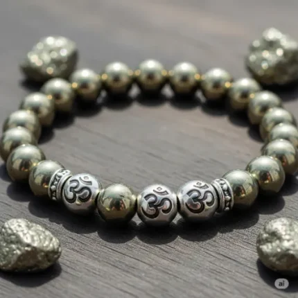 Wealth OM Pyrite Bracelet (Money Magnet)