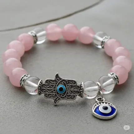 Love Attraction with Evil Eye Hamsa Bracelet