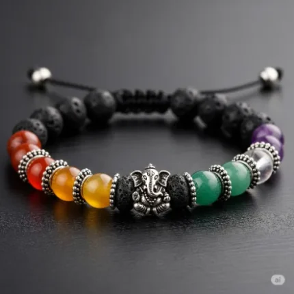 Shukr Chakra Bracelet with Ganesh Bead