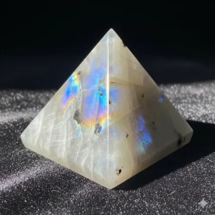 Rainbow Moonstone Pyramid