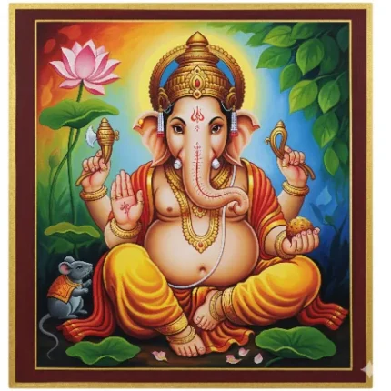 Peace & Positivity Vastu Painting – Ganesha Painting with Vibrant Colors