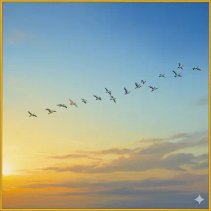 Special Vastu Remedies Painting – Birds Flying in North-West