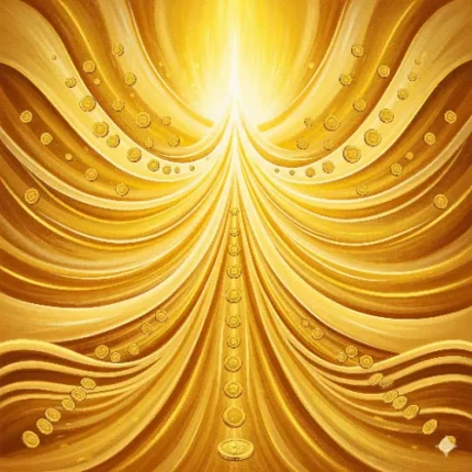 Special Vastu Remedies Painting – Golden Prosperity Art in North