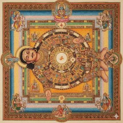 Festival & Cultural Vastu Painting – Vastu Purush Mandala