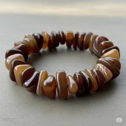 Brown Agate Bracelet – Stability, Grounding & Protection