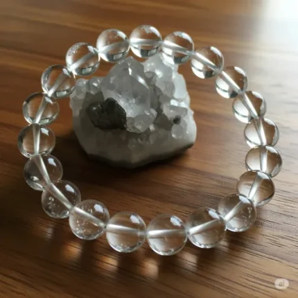 Sphatik Bracelet – Natural Crystal Quartz (Clarity, Peace & Positivity)
