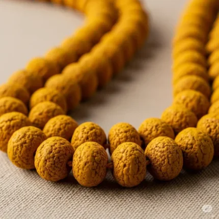 Haldi Mala – Haridhra Mala (Turmeric Beads Necklace)