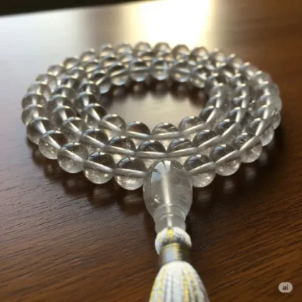 Sphatik Kantha – Crystal Quartz Mala (Spiritual Rosary of Purity)