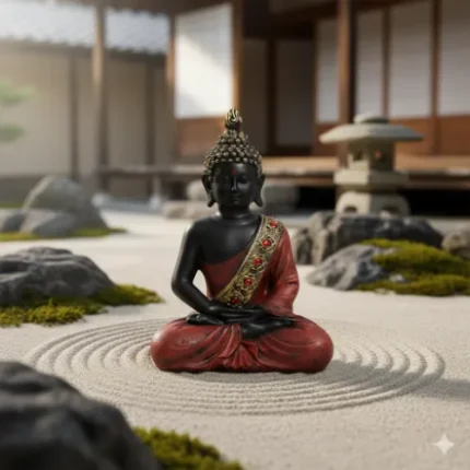 Meditating Buddha Figurine – Symbol of Peace, Mindfulness & Enlightenment