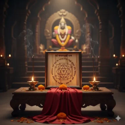 Baglamukhi Bhojpatra Yantra – The Divine Shield Against Enemies