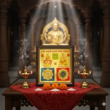 Sampoorna Lakshmi Ganesh Yantra – For Wealth, Wisdom & Prosperity